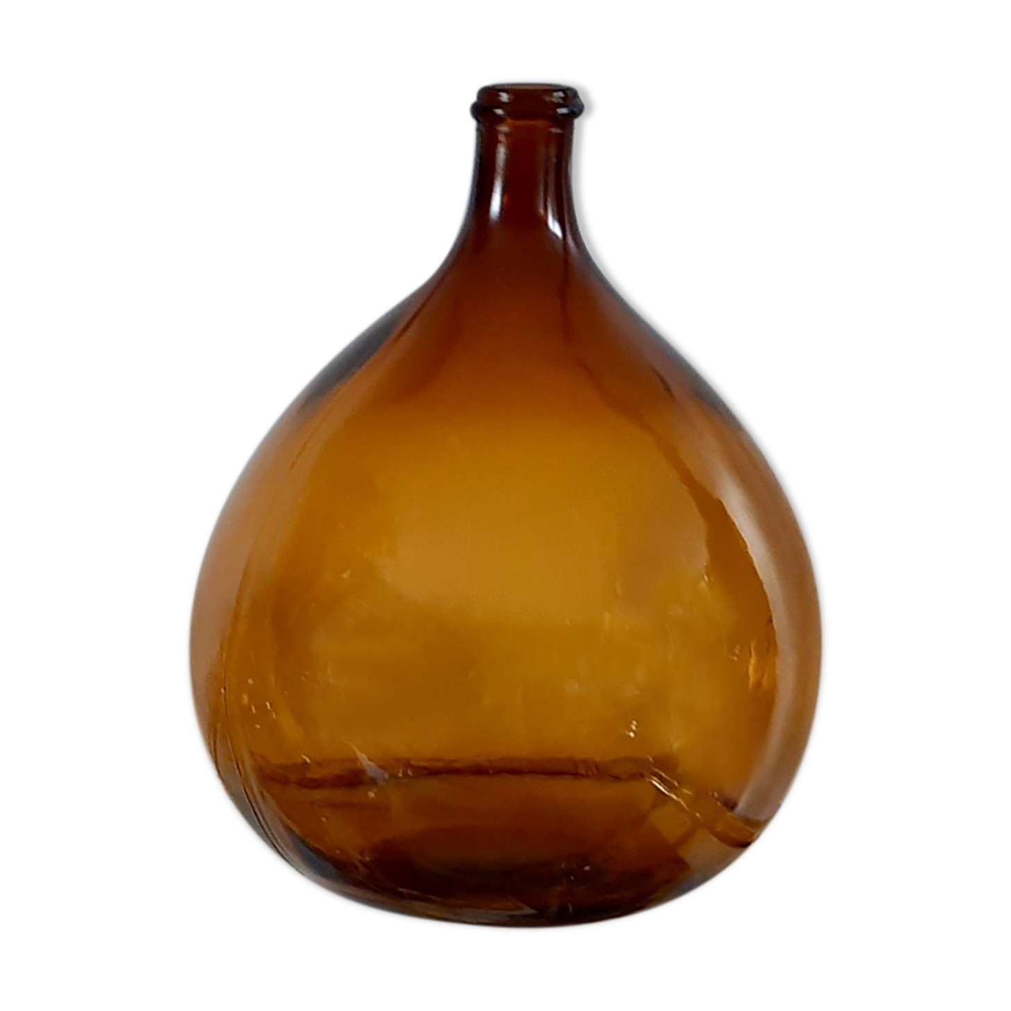 Dame-jeanne ambrée ancienne 10L