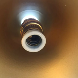 Wall lamp cocotte black interior gold