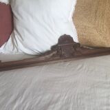 Old wooden pediment