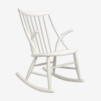 Rocking-chair Illum Wikkelsø IW3, années 1950