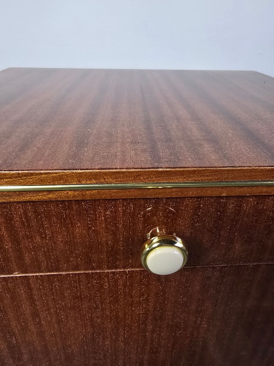 70s Mid Century Nightstand 1 of 2