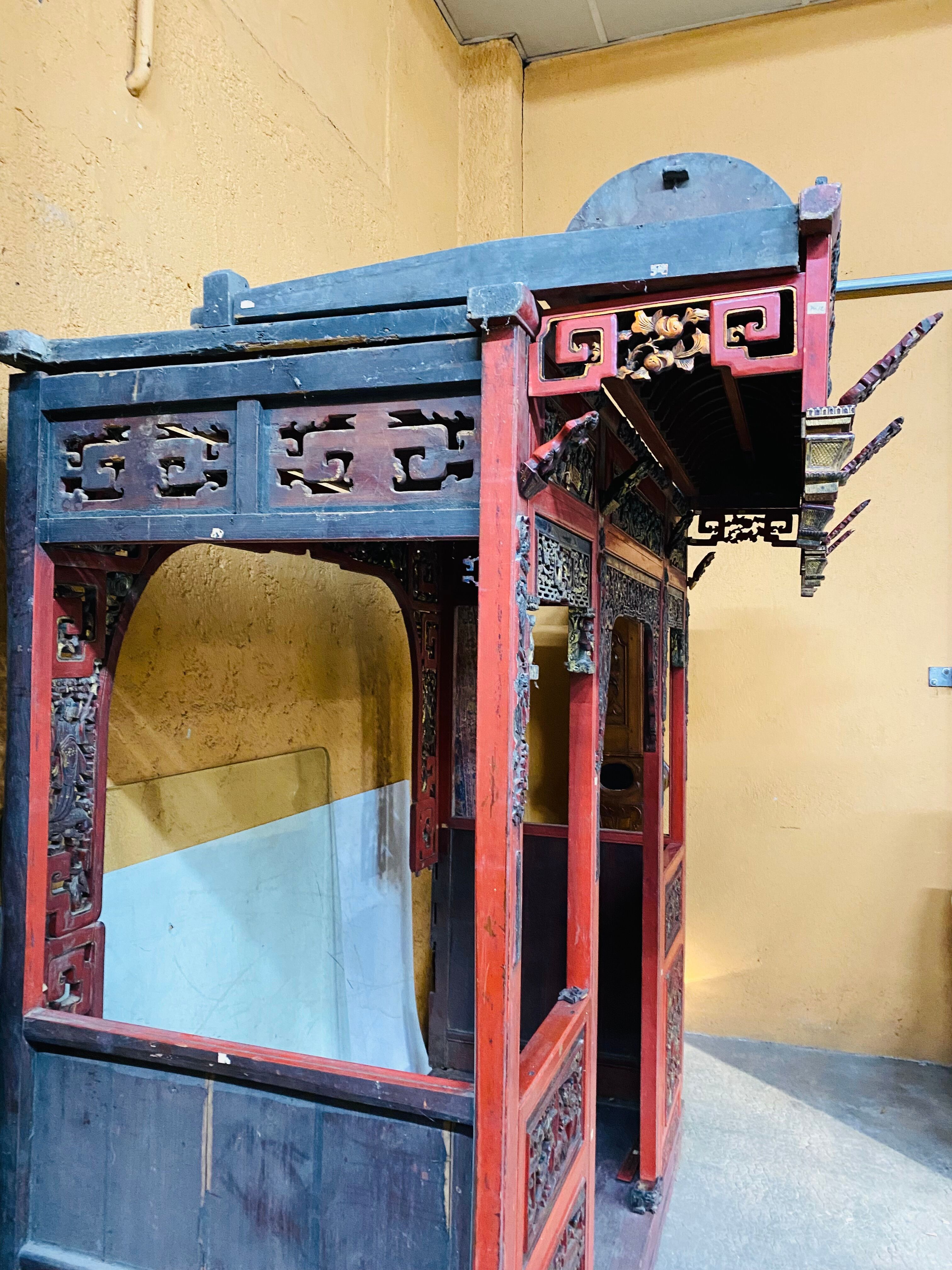 Lit chinois 19 éme siècle