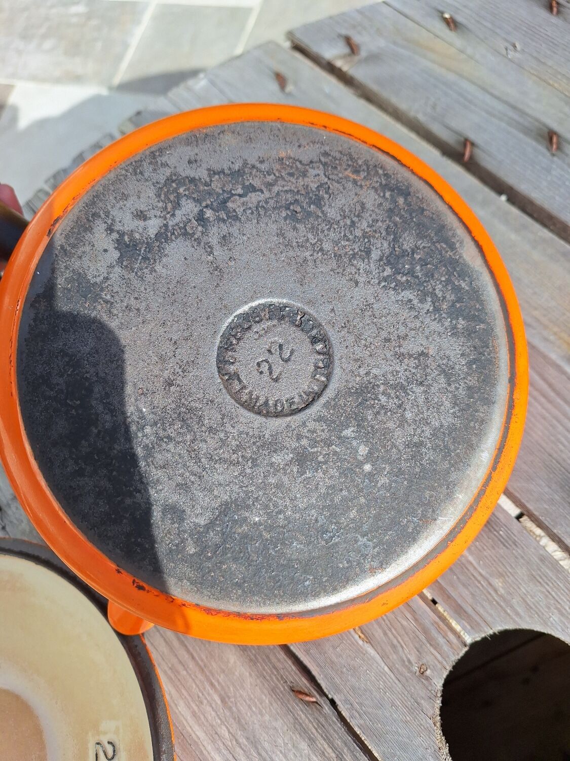 Vintage Le Creuset saucepans from the 70s