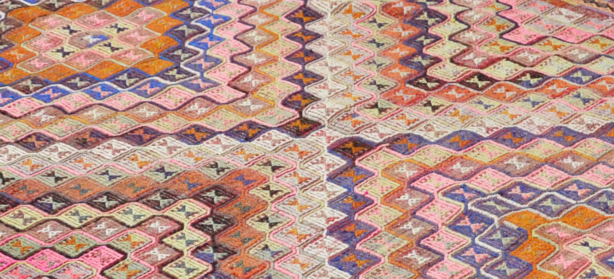 Anatolian handmade kilim rug 305 cm x 181 cm