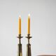 Large Danish Brass Candlesticks by Jens Harald Quistgaard for Ihq, 1960s, Set of 2