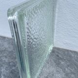 Cendrier pavé de verre transparent