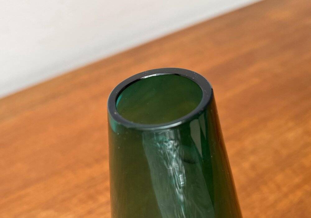 Vase en verre allemand du milieu du siècle de Karl Friedrich Glas, années 1960