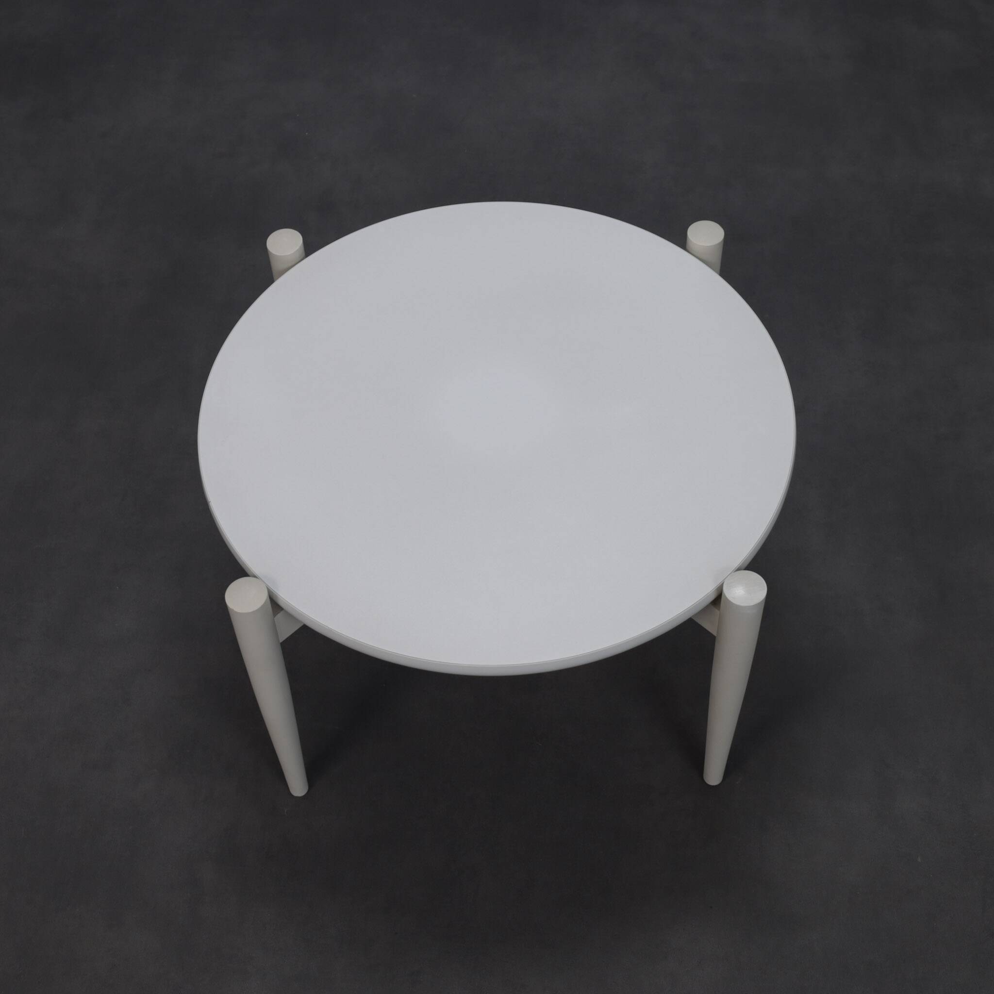 Table basse ronde, années 1970