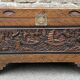 Large Chinese carved camphor wood chest from the 20s/30s