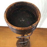 Plant holder in wicker vintage