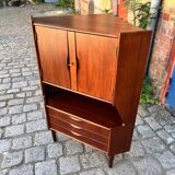 Teak Corner Cabinet by Omann Jun