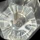 Baccarat crystal glass, Talleyrand Harcourt pattern, 8.5 cm, vintage 1970