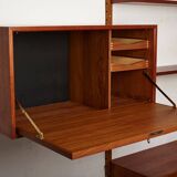 Royal System wall unit designed by Poul Cadovius for Cado, Denmark 1950’s