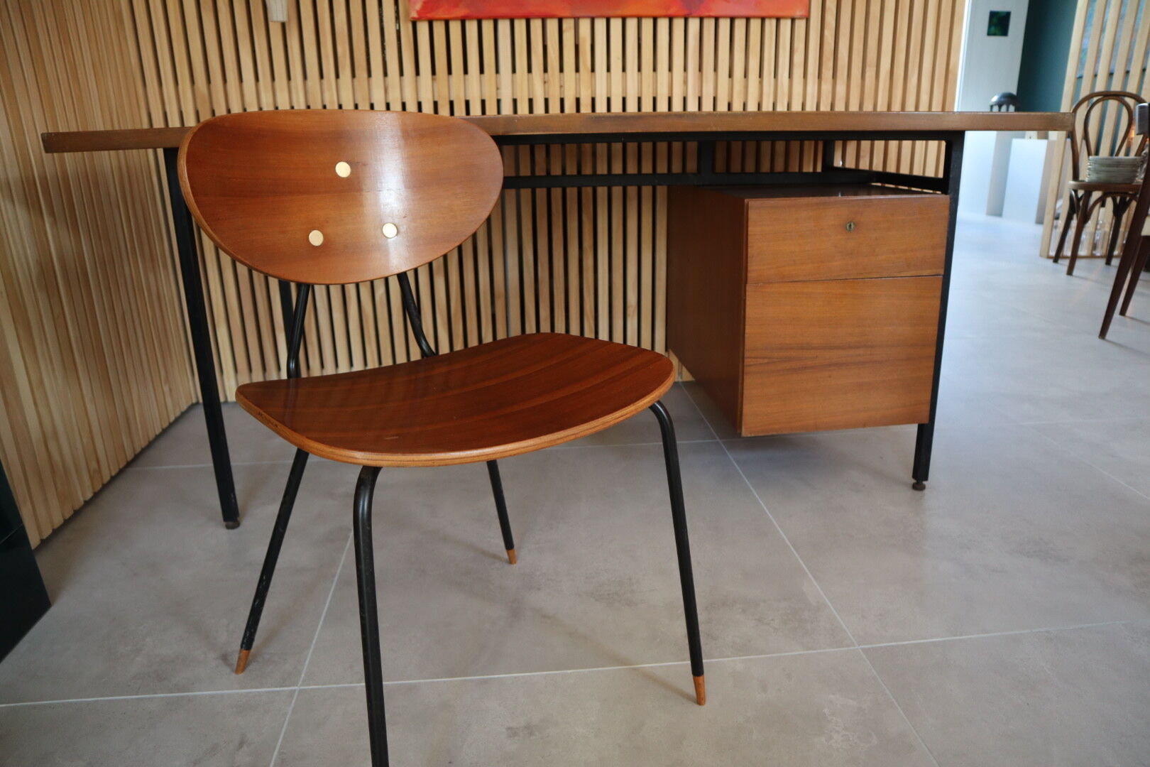 Scandinavian desk and chair