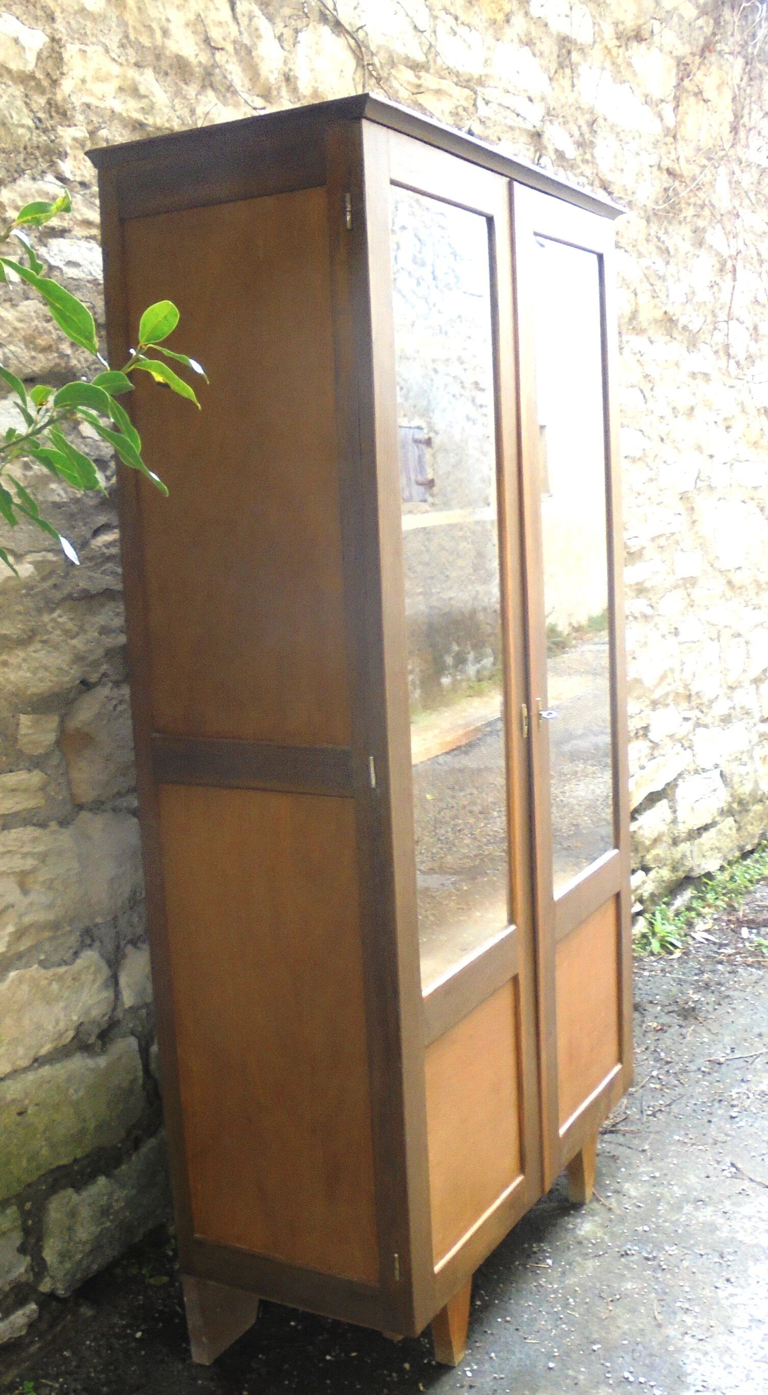 Vintage wood library