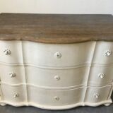 Dresser old patina white cream