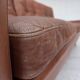1970s, 3-seater Danish sofa, brown furniture leather with patina.