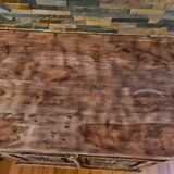 Buffet en bois de chêne sculpté
