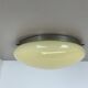 Large modernist art deco metal plafoniere ceiling flushmount light, france