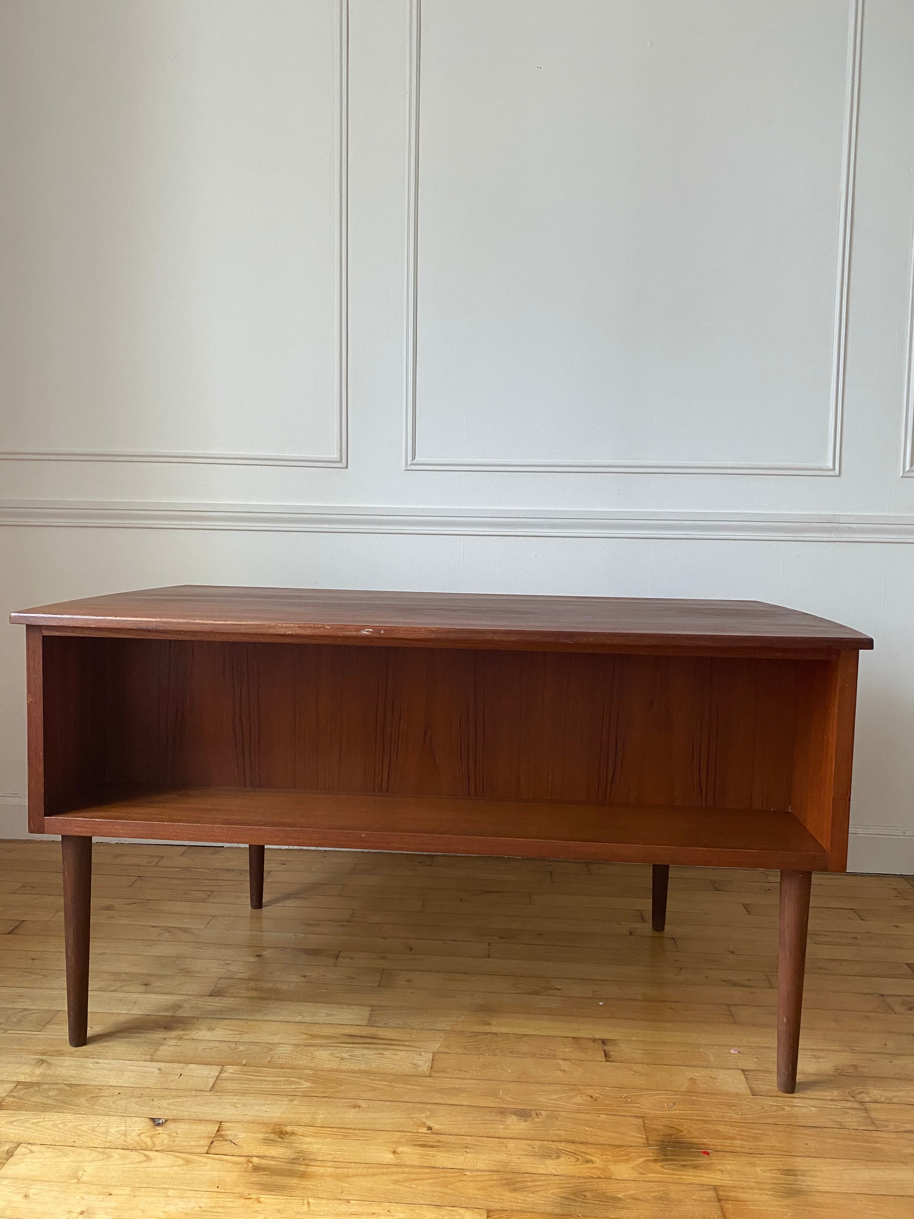 Scandinavian teak desk