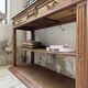 19th-century oak console table