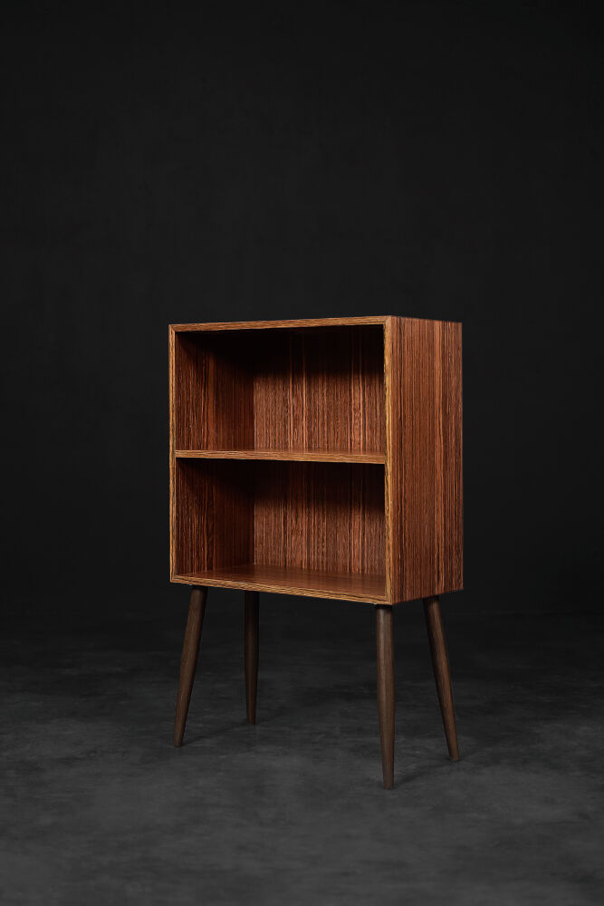 Classic vintage Danish rosewood wardrobe from the mid-century, 1960s.