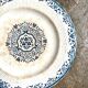 Minton ironstone cake plate, "Moustiers" service