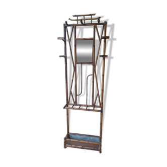 Porte manteau vestiaire bambou