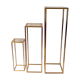 Pull-out harnesses in gilded brass and smoked glass.