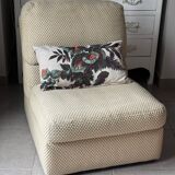 Swann brand wool fabric armchair
