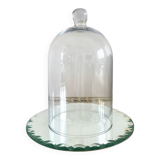 Antique cloche and its tray