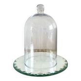 Antique cloche and its tray
