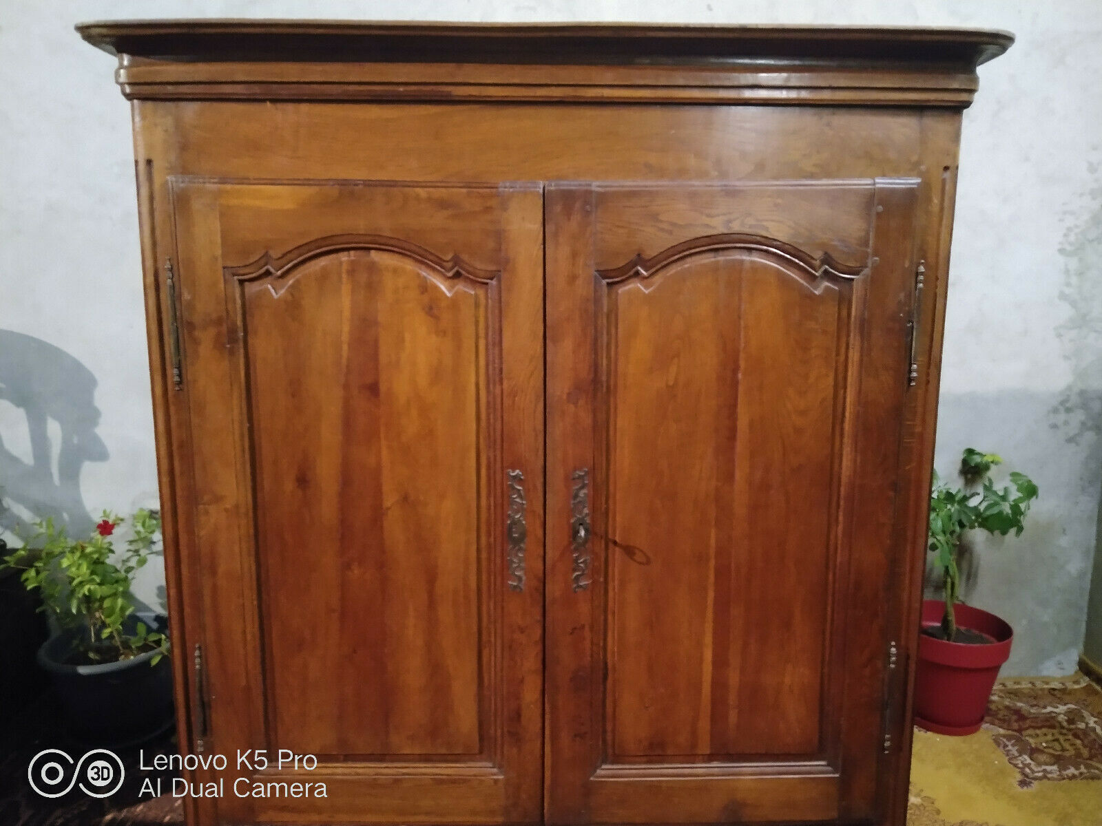 Louis XV oak cabinet