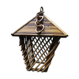 Rattan pendant light