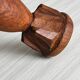 Pair of wooden egg cups