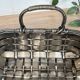 Woven silver-plated metal basket.