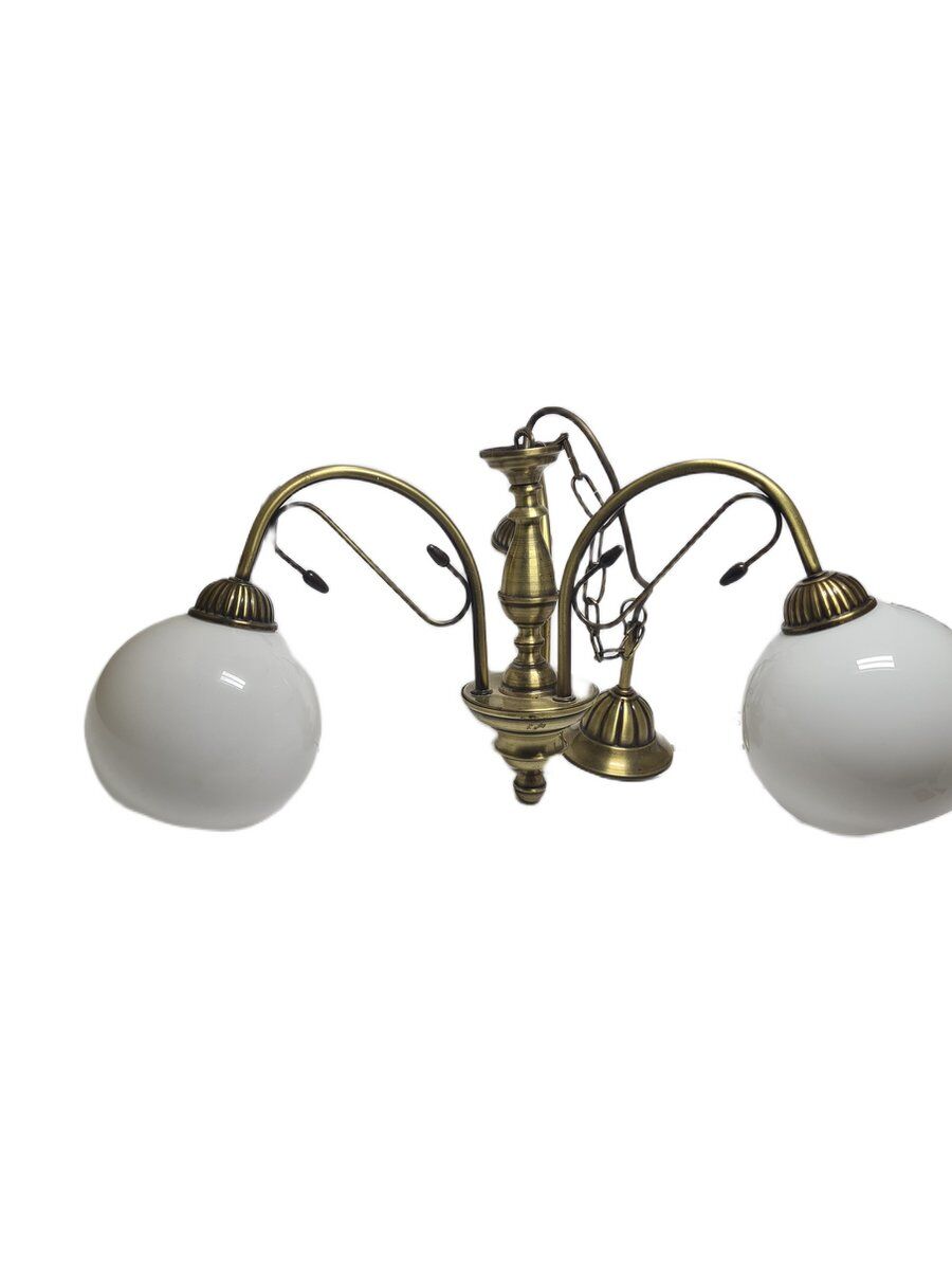 Vintage Art Nouveau chandelier, Poland, 1970s
