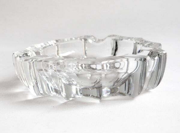 Cendrier cristal triangle taillé
