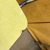 Set of 3 chairs in yellow FORMICA