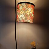 Nomadic bohemian chic lantern / floral fabric, jute cord