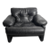 Black leather armchair – Tobia Scarpa for B&B Italia