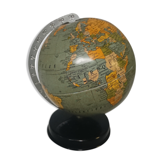 Old earth globe