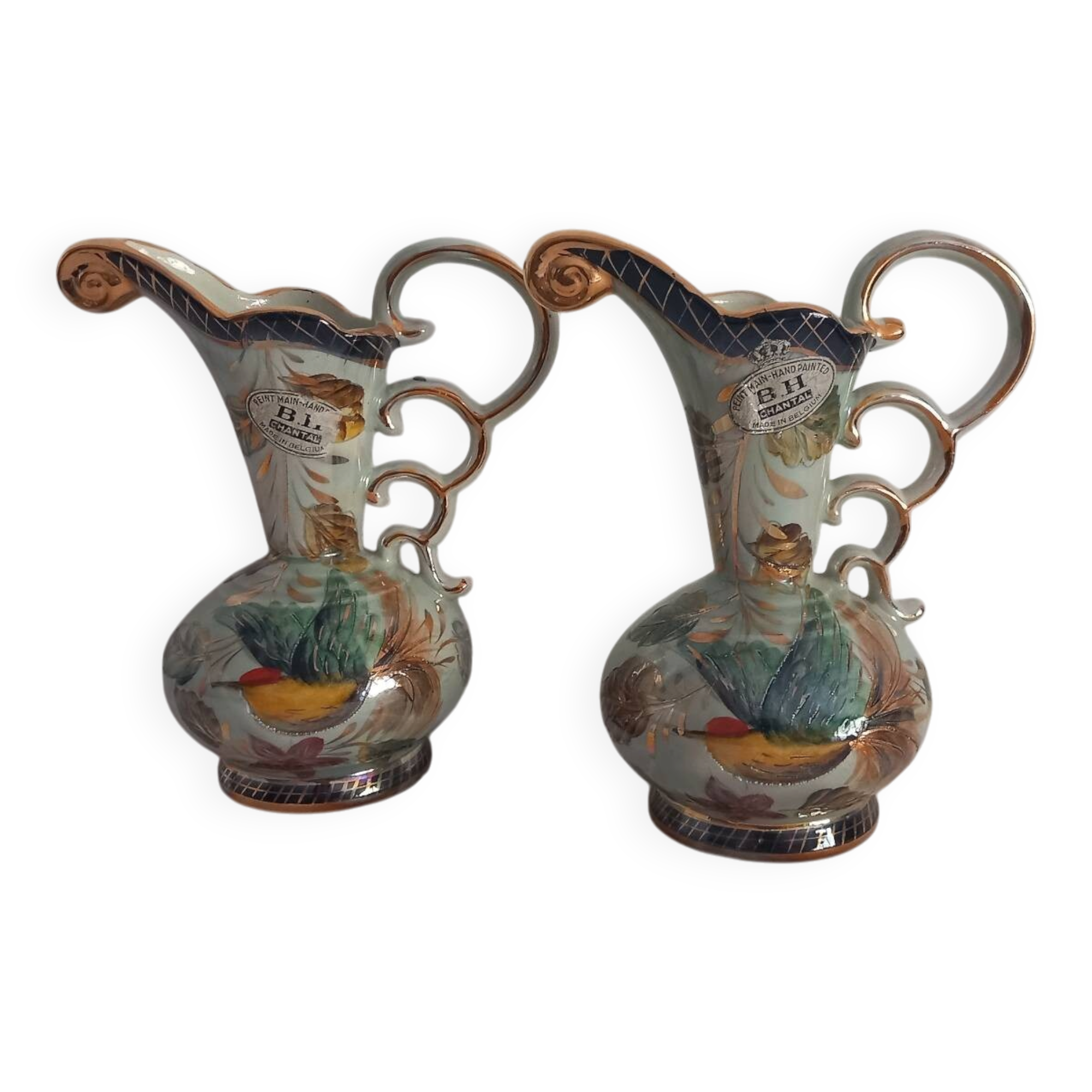 Pair of Vintage Ewers - Hubert Bequet (Model 323 Chantal)