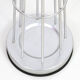 Aluminum coat stand in art deco style