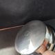 Vintage French silver-plated butter press, Coquillor style.
