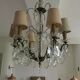 Antique chandelier with tassels