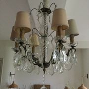 Antique chandelier with tassels
