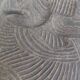 Wenge carved single-piece platter with fish decoration