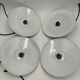 Enameled sheet metal pendant lights