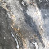 19th-century marble fireplace